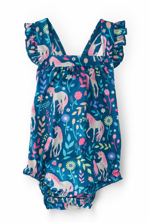 wish-upon-a-unicorn-ruffle-cross-back-romper Mila & Rose - Sophia's StyleRuffle Cross Back Romper-1